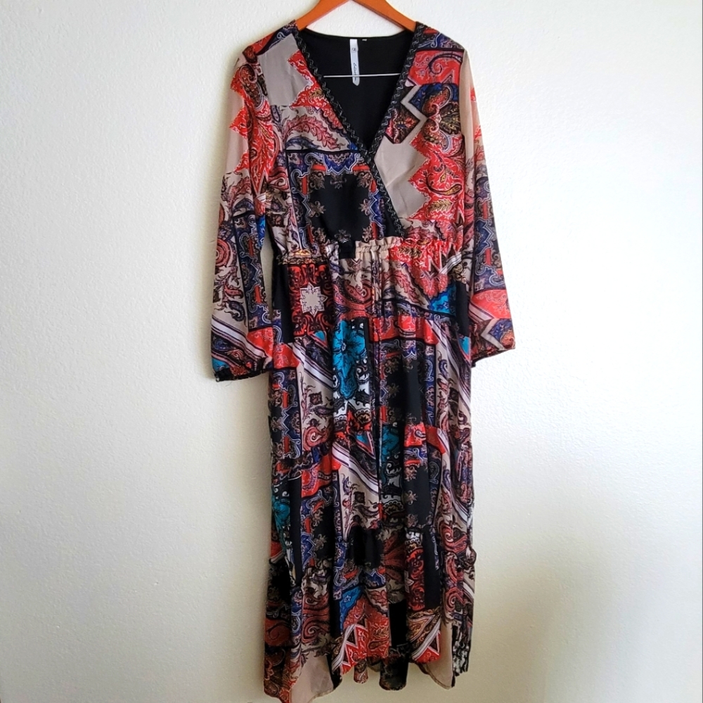 NY COLLECTION Boho Maxi Dress